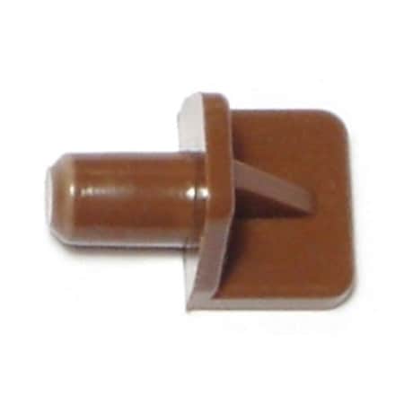 Midwest Fastener 5mm x 13mm x 18mm Brown Plastic Shelf Supports 20PK 66233